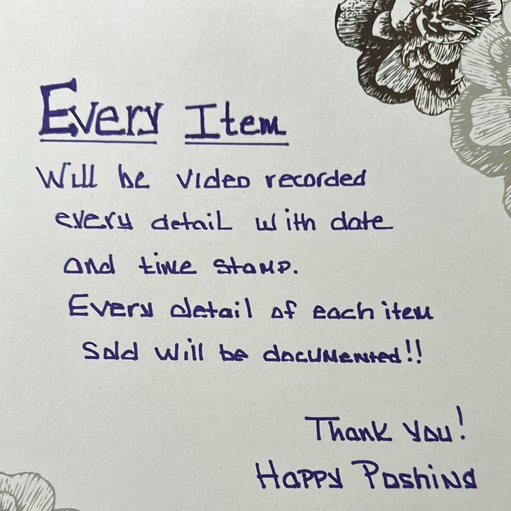 Floral Illustrated Note Card